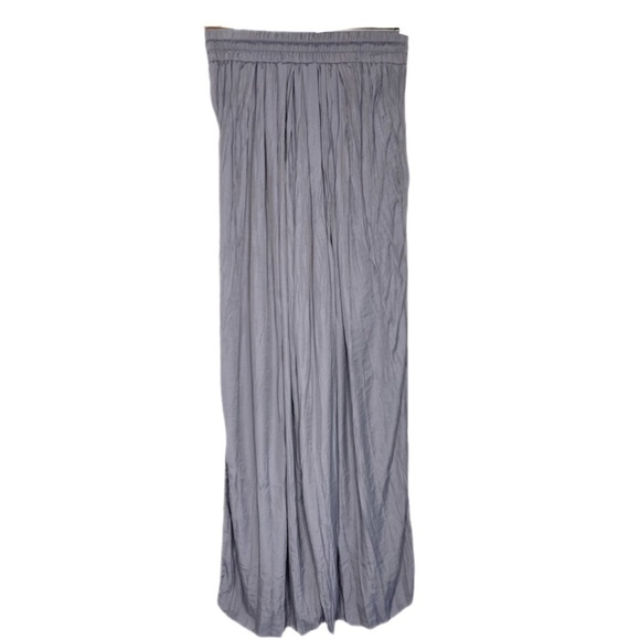 Mystree Crinkly Wide Leg Tie Pants - Size Large - Picture 4 of 8